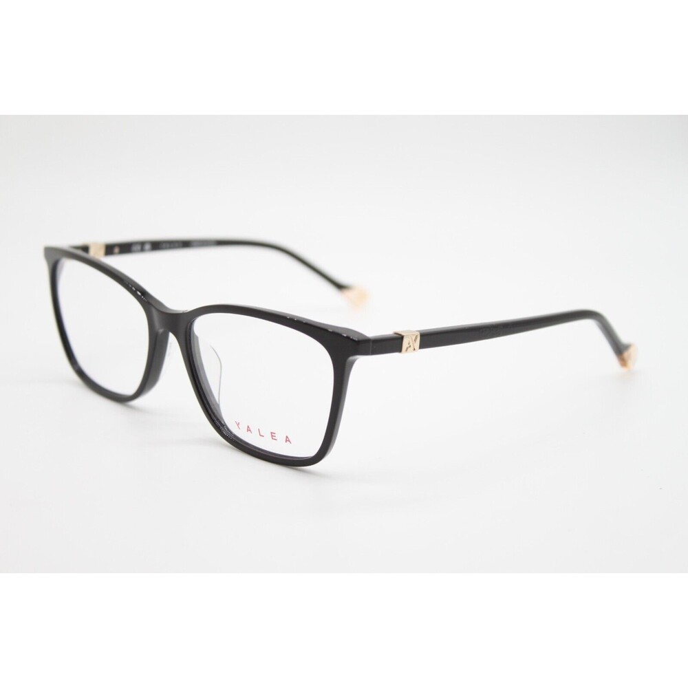 NEW YALEA ROSA VYA020 COL. 0700 BLACK ROSE GOLD AUTHENTIC EYEGLASSES 54-16